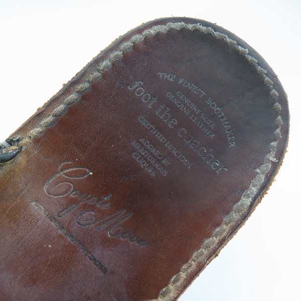 実際に弊社で買取させて頂いたFOOT THE COACHER/フットザコーチャー Coyote Moon WESTERN SANDALS サンダル 8の画像 4枚目