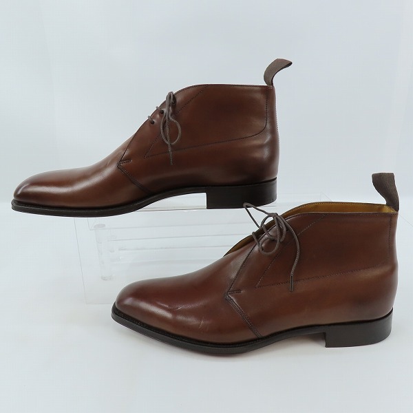 実際に弊社で買取させて頂いたEDWARD GREEN/エドワードグリーン チャッカブーツ  100911 8.5の画像 3枚目