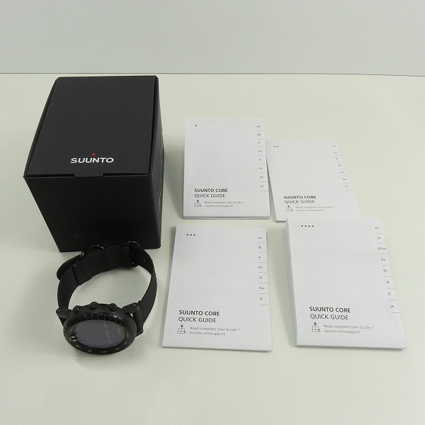 実際に弊社で買取させて頂いたSUUNTO/スント CORE/コア Black Yellow TX SS050276000【動作未確認】の画像 5枚目