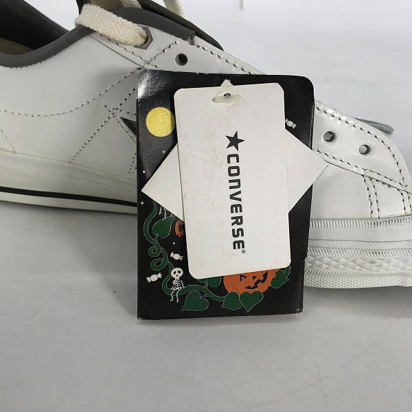 実際に弊社で買取させて頂いたCONVERSE/コンバース ハロウィン限定モデル ONE STAR P&F OX/ワンスター レザースニーカー/8.5の画像 6枚目