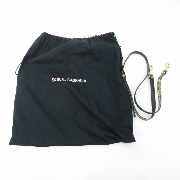 実際に弊社で買取させて頂いたDOLCE&GABBANA/ドルチェ&ガッバーナ 2WAY ハンドバッグ/ショルダーバッグの画像 8枚目