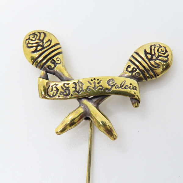 実際に弊社で買取させて頂いた(9)GANGSTERVILLE×Galcia/ギャングスタービル×ガルシア ハットピン/ラペルピンの画像 1枚目