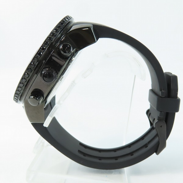 実際に弊社で買取させて頂いたJustin Davis×清春/ジャスティンデイビス×キヨハル コラボ クロノグラフ ラバーバンド 腕時計【動作未確認】の画像 1枚目