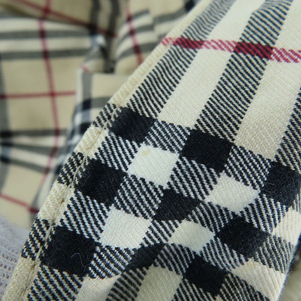 実際に弊社で買取させて頂いたBURBERRY BLUE LABEL/バーバリーブルーレーベル  ノバチェック ロング ワンピース/38の画像 7枚目