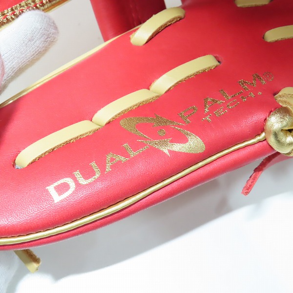 実際に弊社で買取させて頂いたRawlings/ローリングス HYPER TECH COLOR SYNC 軟式/内野手/右投げ用 グローブ GR4HTCN62の画像 7枚目