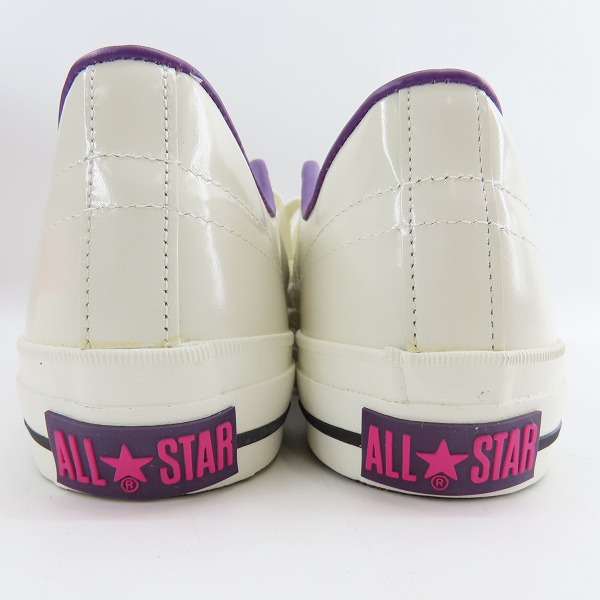 実際に弊社で買取させて頂いた【未使用】CONVERSE/コンバース ONE STAR WHITE PURPLE/9.5の画像 1枚目