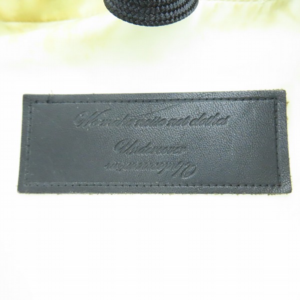 実際に弊社で買取させて頂いたUNDERCOVERISM/アンダーカバーイズム レザー切り替え ダウンジャケット B4215/2の画像 5枚目