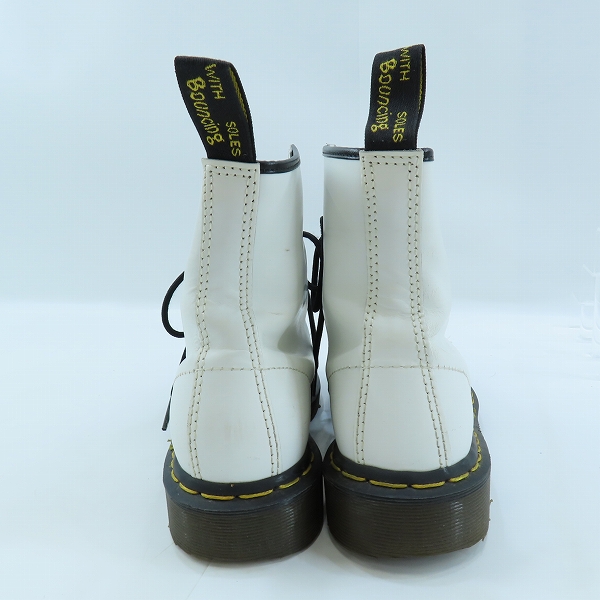 実際に弊社で買取させて頂いたDr.Martens/ドクターマーチン 8ホールブーツ ホワイト/6の画像 1枚目