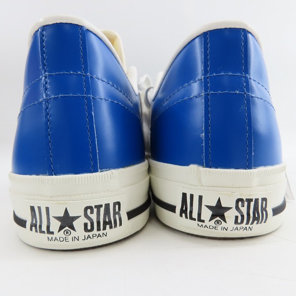 実際に弊社で買取させて頂いた【未使用】CONVERSE/コンバース 日本製 ONE STAR J OX BLUE ワンスター レザー 青白/10.5の画像 1枚目