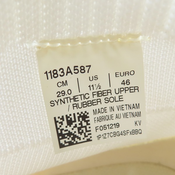 実際に弊社で買取させて頂いたOnitsukaTiger/オニツカタイガー P-TRAINER KNIT/ホワイト/1183A587/29の画像 5枚目