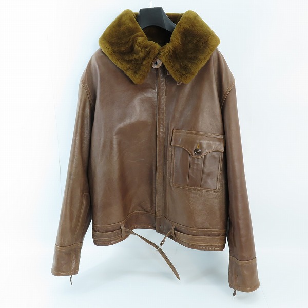 実際に弊社で買取させて頂いたBuzz Rickson's/バズリクソンズ B-2 WERBER LEATHER COAT ホースハイド フライトジャケット BR80074/44