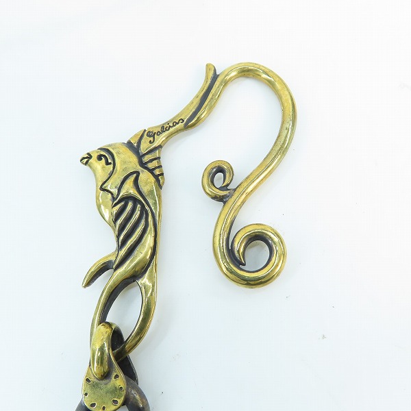 実際に弊社で買取させて頂いた(1)GANGSTERVILLE×Galcia/ギャングスタービル×ガルシア SWALLOW WALLET-CHAIN/スワロー ウォレットチェーン/真鍮/ブラスの画像 2枚目