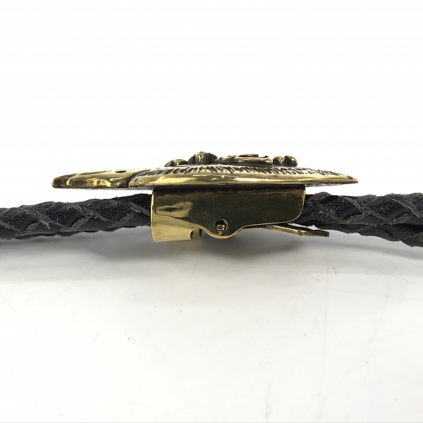 実際に弊社で買取させて頂いた(4)Gangsterville×galcia/ギャングスタービル×ガルシア TWO FACE/ダブルフェイス BOLO TIE/ボロタイ/ループタイ ブラス/真鍮の画像 4枚目