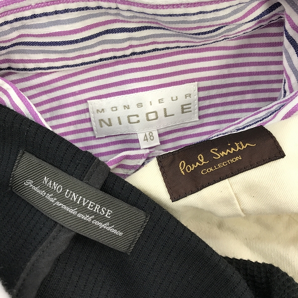 実際に弊社で買取させて頂いた 【おまとめ】 ポールスミス/ナノユニバース/ニコル 等 半袖シャツ/サマージャケット/スーツ 他の画像 1枚目