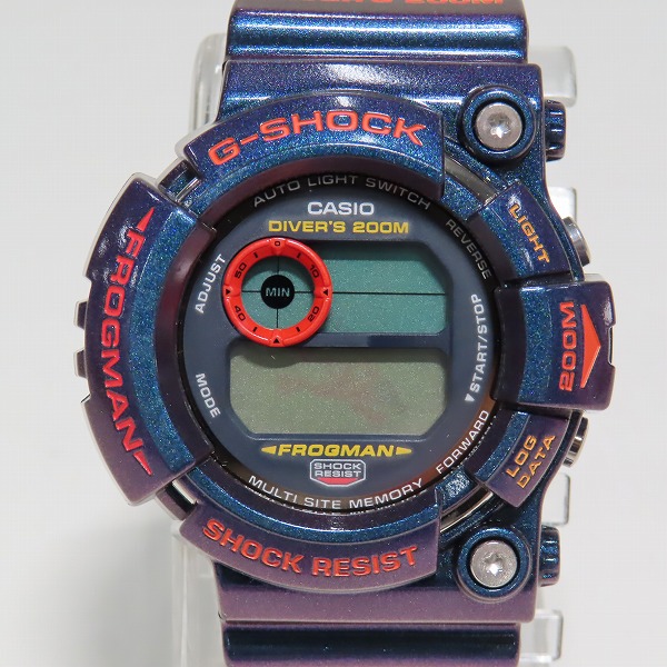 実際に弊社で買取させて頂いたG-SHOCK/Gショック FROGMAN フロッグマン 毒蛙 マジョーラカラー GW-201-6JF【動作未確認】