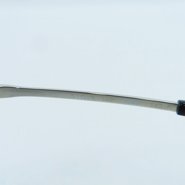 実際に弊社で買取させて頂いた999.9/フォーナインズ アイウェア/メガネフレーム NPM-15の画像 4枚目