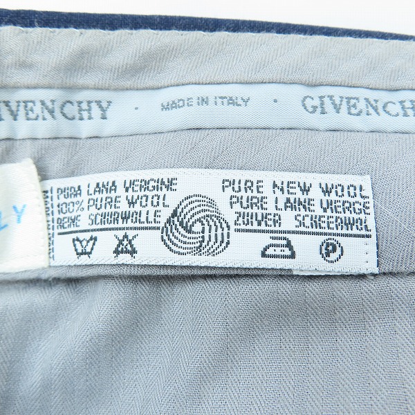 実際に弊社で買取させて頂いたGIVENCHY/ジバンシィ GENTLEMAN 4Gロゴ刺繍 スラックスパンツ 50の画像 4枚目