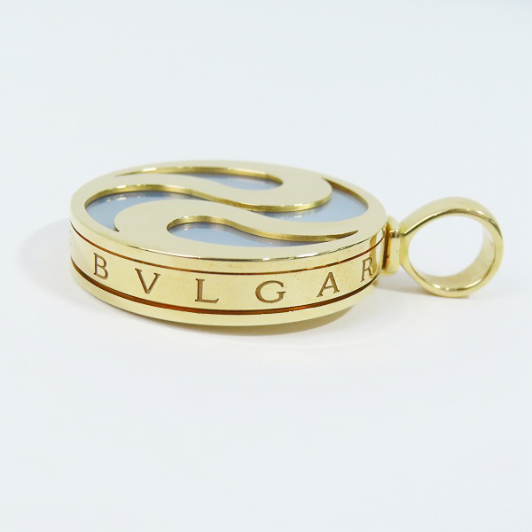 実際に弊社で買取させて頂いたBVLGARI/ブルガリ アレグラオプティカルペンダントトップ 750/K18YG×SS×シェルの画像 3枚目