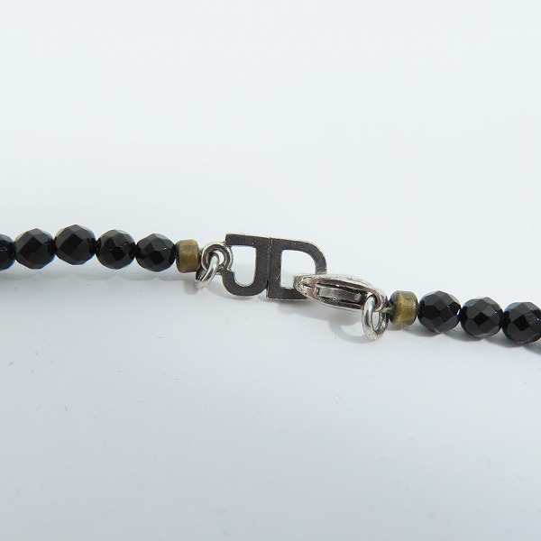 実際に弊社で買取させて頂いたJustin Davis/ジャスティンデイビス TINY ONYX chain タイニー オニキス チェーンネックレス SNJ330の画像 1枚目