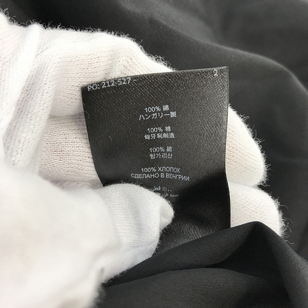 実際に弊社で買取させて頂いたDRIES VAN NOTEN/ドリスヴァンノッテン サイドスリット オーバーサイズロングシャツ 212-527/XLの画像 4枚目