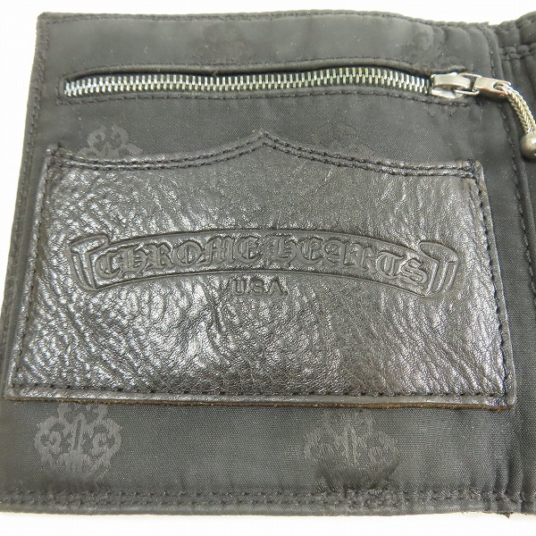 実際に弊社で買取させて頂いたCHROME HEARTS/クロムハーツ 3FOLD ナイロン ウォレット  の画像 5枚目