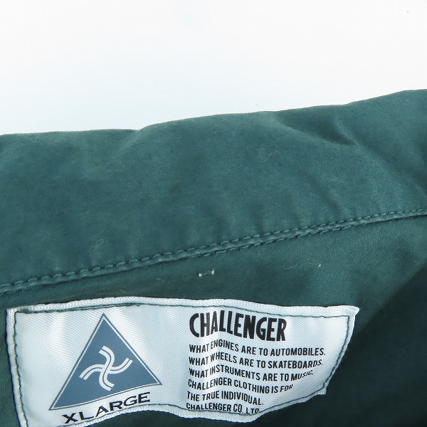 実際に弊社で買取させて頂いたCHALLENGER/チャレンジャー IMPERIALS MOTOR CYCLE CLUB だまし絵 背面スカル ワークシャツ XLの画像 6枚目