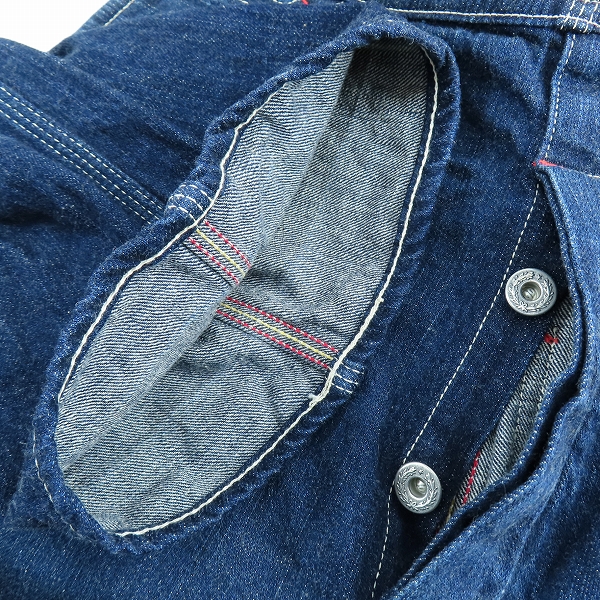 実際に弊社で買取させて頂いたTHE FLAT HEAD/ザフラットヘッド 12oz. オーバーオールの画像 4枚目