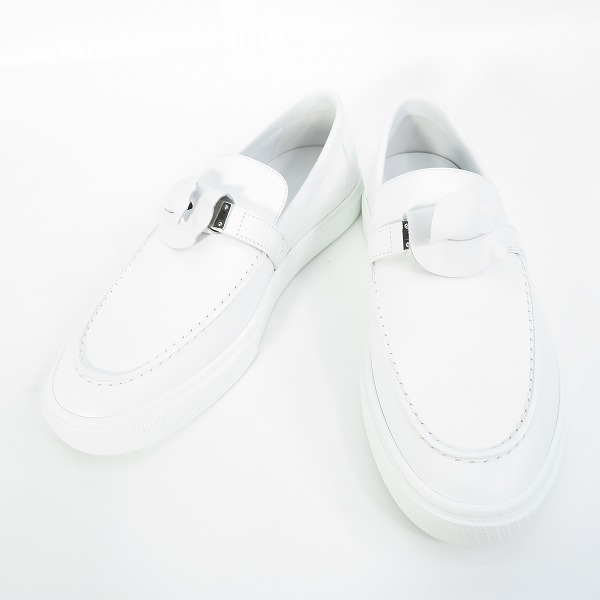 実際に弊社で買取させて頂いたHERMES/エルメス ゲーム ケリー レザー シューズ ホワイト 42