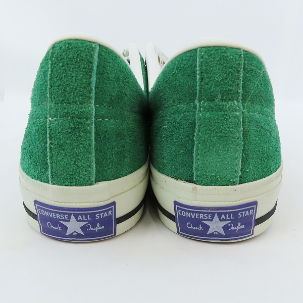 実際に弊社で買取させて頂いた【未使用】CONVERSE/コンバース ONESTAR GOLD EYELET SU OX  ワンスター スエード/グリーン/9.5の画像 1枚目