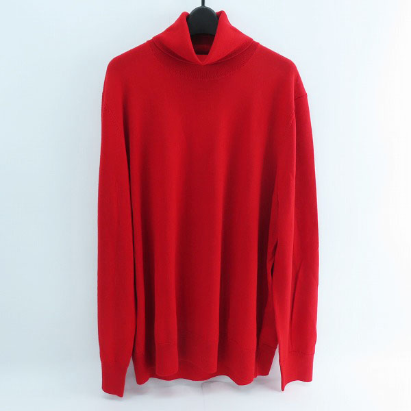 実際に弊社で買取させて頂いた【未使用】Brooks Brothers/ブルックスブラザーズ ウール セーター レッド XL