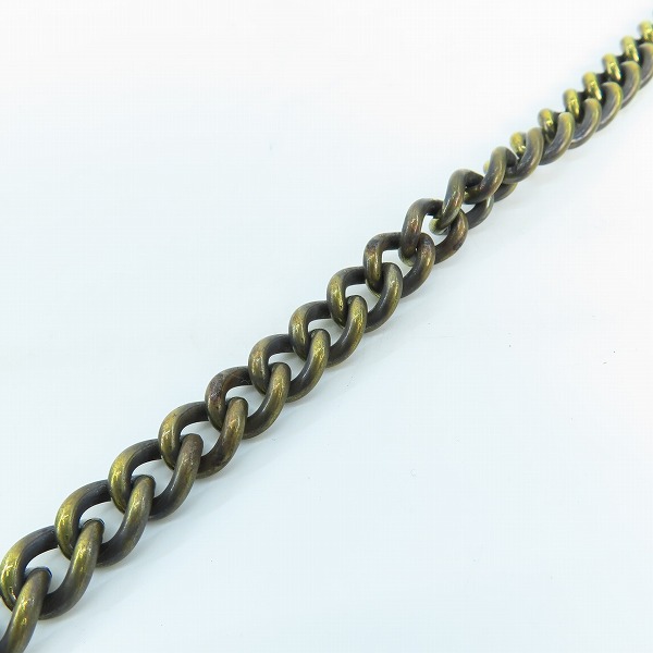 実際に弊社で買取させて頂いたGANGSTERVILLE×Galcia/ギャングスタービル×ガルシア SWALLOW WALLET-CHAIN/スワロー ウォレットチェーン/真鍮/ブラス 50cmの画像 7枚目