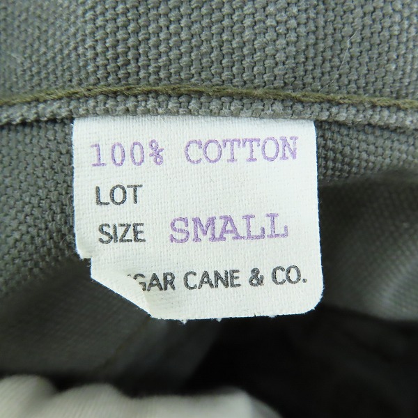 実際に弊社で買取させて頂いた【未使用】SUGAR CANE/シュガーケーン コットンキャンバス生地 ミリタリーショーツ/ハーフパンツ/SC51026/Sの画像 4枚目