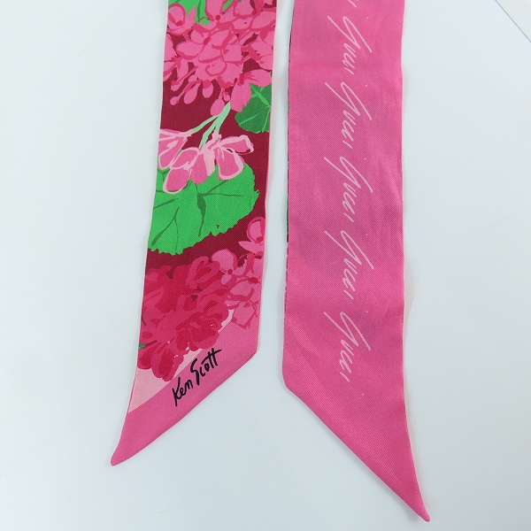 実際に弊社で買取させて頂いたGUCCI/グッチ Ken Scott フローラル  スカーフ/ミッツァの画像 1枚目
