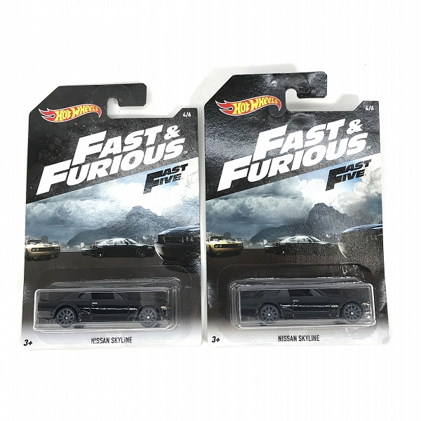 実際に弊社で買取させて頂いた【未開封】Hot Wheels/ホットウィール NISSAN SKYLINE/日産スカイライン FAST&FURIOUS/ワイルドスピード ミニカー 2点セット