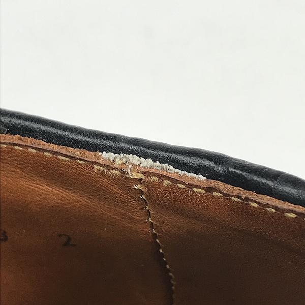 実際に弊社で買取させて頂いたALDEN/オールデン プレーントゥ コードバン ビジネスシューズ 53511/6Dの画像 6枚目