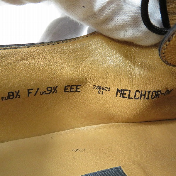 実際に弊社で買取させて頂いたBALLY/バリー ウィングチップ レザーシューズ MELCHIOR-04/8.5の画像 5枚目