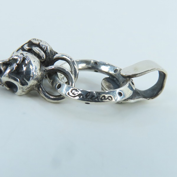 実際に弊社で買取させて頂いた(1)GANGSTERVILLE×Galcia/ギャングスタービル×ガルシア スカル＆デビル ペンダントトップの画像 6枚目