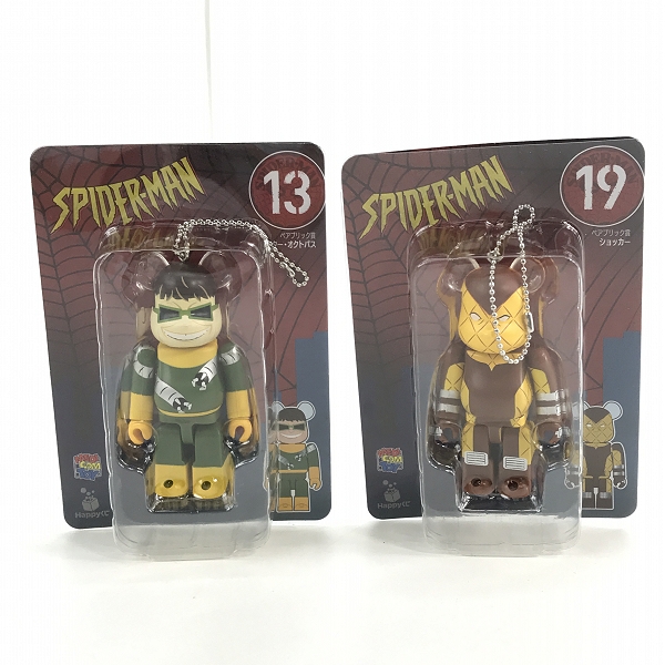 実際に弊社で買取させて頂いた【おまとめ/未開封】MEDICOM TOY/メディコムトイ BE@RBRICK/ベアブリック 100％ スパイダーマンの画像 3枚目