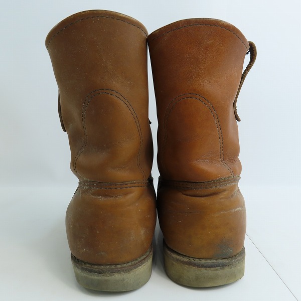 実際に弊社で買取させて頂いたRED WING/レッドウィング ペコスブーツ 赤羽タグ 866/10.5Eの画像 1枚目
