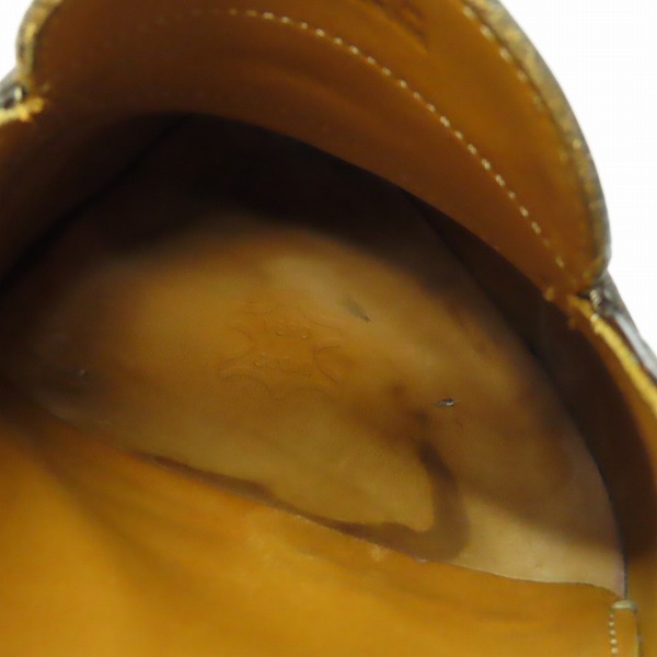 実際に弊社で買取させて頂いたJalan Sriwijaya×UNITED ARROWS/ジャランスリウァヤ×ユナイテッドアローズ コインローファー ブラウン 98857/38の画像 8枚目