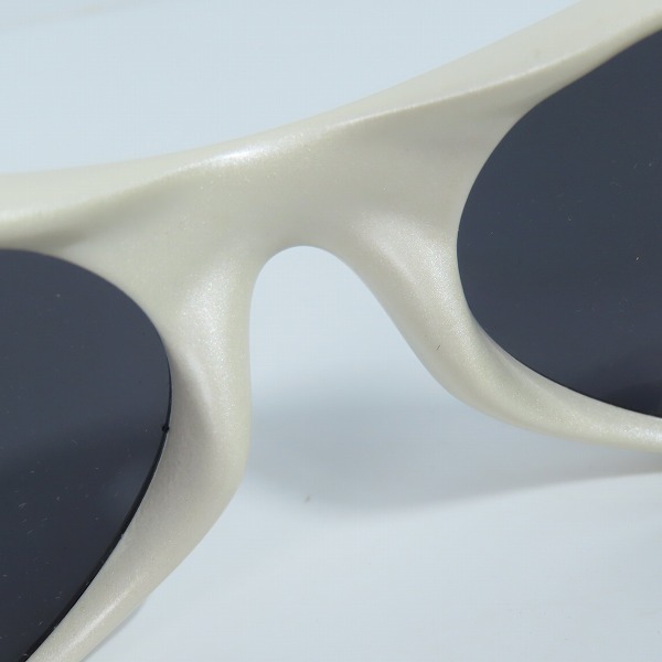 実際に弊社で買取させて頂いたOAKLEY/オークリー EYE JACKET/アイジャケット ホワイトフレーム サングラス/アイウェアの画像 3枚目