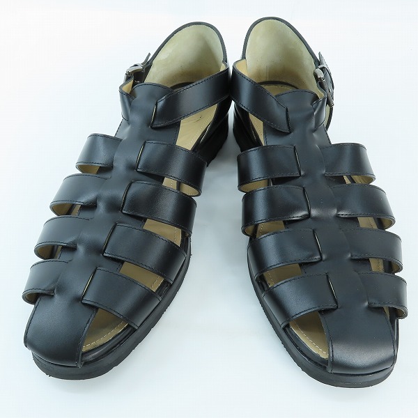 実際に弊社で買取させて頂いたPARABOOT/パラブーツ FERRET/フェレット レザー グルカサンダル ブラック/8