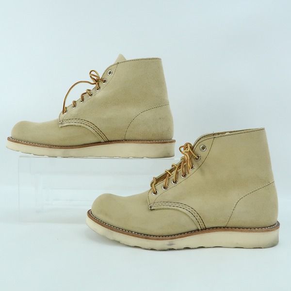 実際に弊社で買取させて頂いたRED WING/レッドウイング クラシックプレーントゥ ブーツ 8167/8Eの画像 3枚目