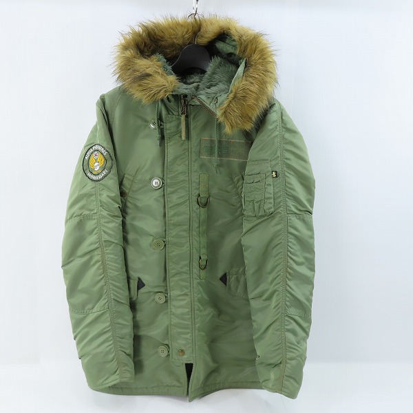 実際に弊社で買取させて頂いたALPHA INDUSTRIES/アルファインダストリーズ N-3B 55周年記念 LIMITED EDITION MIL-J-6278 フライトジャケット 20600-5549/XL