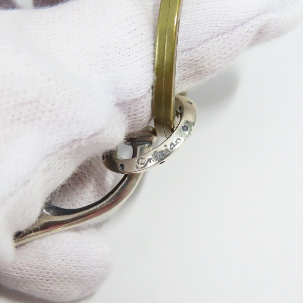 実際に弊社で買取させて頂いた（1）GANGSTERVILLE×Galcia/ギャングスタービル×ガルシア スワロー キーホルダー シルバーの画像 7枚目