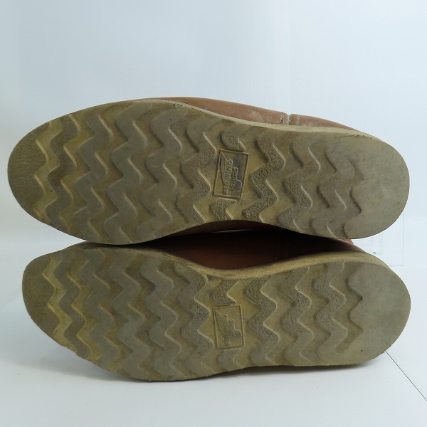 実際に弊社で買取させて頂いたRED WING/レッドウィング ペコスブーツ 赤羽タグ 866/10.5Eの画像 2枚目
