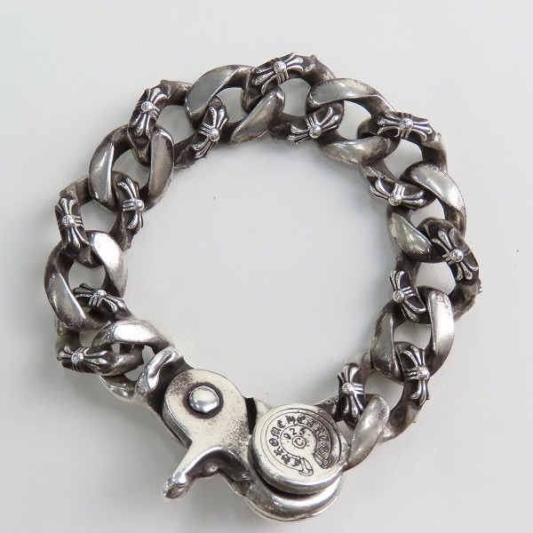 実際に弊社で買取させて頂いたCHROME HEARTS/クロムハーツ ファンシーチェーンクリップ ブレスレット　の画像 5枚目