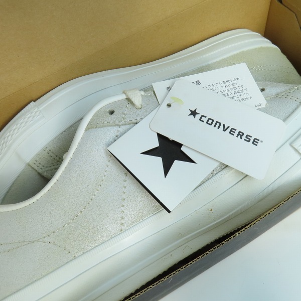 実際に弊社で買取させて頂いたCONVERSE/コンバース ONE STAR GLEAM OX/WHITE/9.5の画像 8枚目
