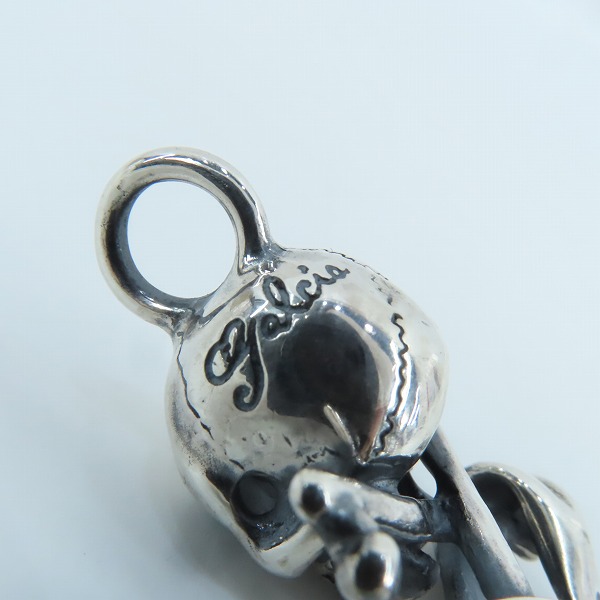 実際に弊社で買取させて頂いたGANGSTERVILLE×Galcia/ギャングスタービル×ガルシア SKULL/スカル ペンダントトップの画像 5枚目