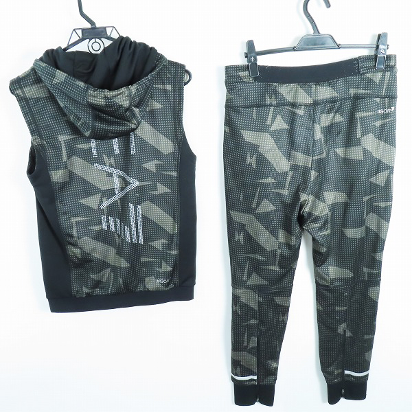 実際に弊社で買取させて頂いたEMPORIO ARMANI/エンポリオアルマーニ ベストパーカー/パンツ セットアップ/Sの画像 1枚目